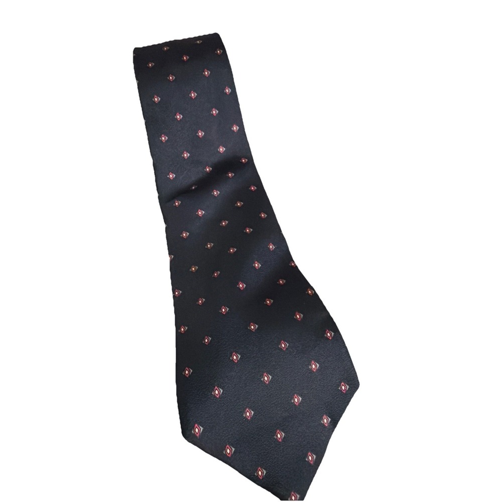 Christian Dior Tie Blue‎ 100% Silk  Made In USA & Woven In Italy